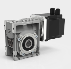Borstlösa DC motor med snäckväxel
